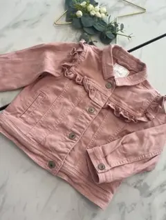 NEXT デニムジャケット　ピンク　90-100センチ