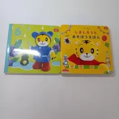 【ず428】こどもちゃれんじぷち6＆しまじろうとあそぼうえほん2冊セット