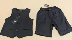 新品　フォーマルベストとショートパンツセット 130cm