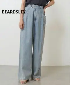 美品✨️BEARDSLEY ビアズリー ラップ風デニム Fサイズのサムネイル