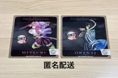 鬼滅の刃 HIROMA3周年レプリカミニクリアカード 甘露寺蜜璃　伊黒小芭内