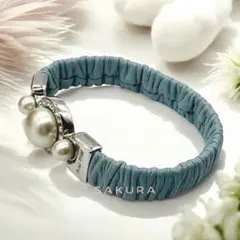 【 正規品 美品 】 miumiu ナッパレザーメタルブレスレット