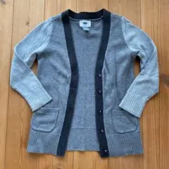 ロングカーディガン　オールドネイビー  110 100