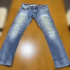 hysteric glamour W29 赤耳スタッズ付きデニム インディゴ - メルカリ