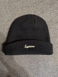 24FW supreme loose gauge beanie black