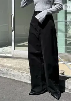 Q.anos キュアノス ブルージュデニム 黒ブラック PS