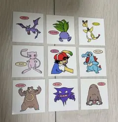 ポケモンパン　デコキャラシール　９枚セット