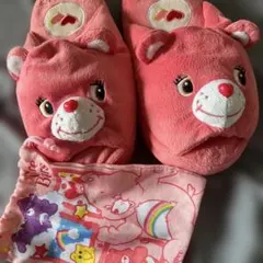Care Bears スリッパ＆巾着セット
