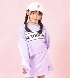 ANAP kids☆ミニ裏毛フードセットアップ