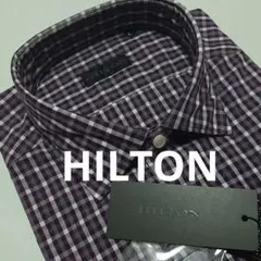 未使用 HILTON ヒルトン メンズシャツ ワイシャツ カジュアル 紳士のサムネイル
