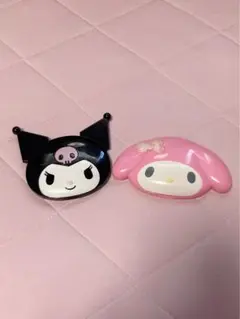 ♡サンリオ クロミ マイメロ 地雷量産型 コンパクトミラー 手持ち鏡 可愛い♡のサムネイル