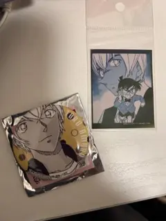 名探偵コナン公式アプリグッズ 缶バッジ　ステッカー　安室透　降谷零