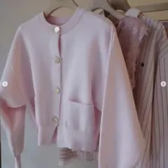 フォルムニットカーディガン