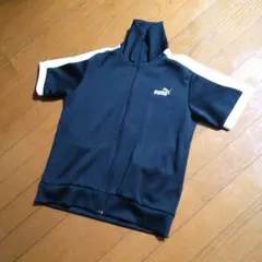 PUMA ジップアップジャージ 140サイズ 黒