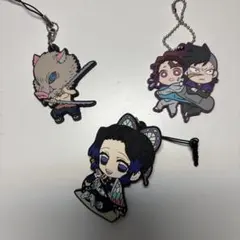 鬼滅の刃 キーホルダー 胡蝶しのぶ 嘴平伊之助 炭治郎＆玄弥