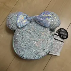 【新品！未使用品！】ディズニー　斜め掛け　ショルダーバッグ　スパンコール　カバンのサムネイル