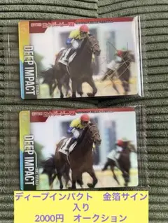 2026年最新】ディープインパクト サイン入りの人気アイテム - メルカリ