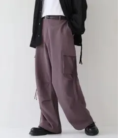 ワイドスラックスカーゴパンツ