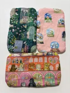 めがねうさぎ様専用 ガーゼハンカチ 3枚セット1100円