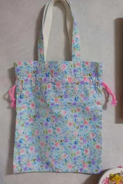♡お花が可愛い1枚仕立てのエコバッグ♡