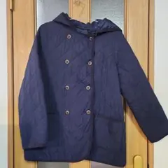 サマンサモスモス　キルティングジャケット フード付き