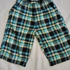 UNIQLOチェック柄ハーフパンツ