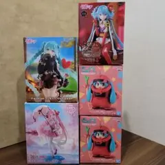 初音ミク　フィギュア5体セット