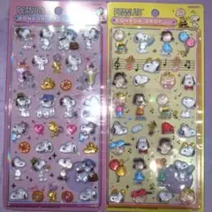 ボンボンドロップシール　スヌーピー　2種セット　正規品　ボンドロ　ピーナッツ