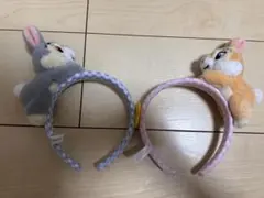 ディズニー　とんすけ　ミスバニー　カチューシャ　2点セット
