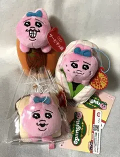 おぱんちゅうさぎ フレッシュおぱんちゅマーケット 惣菜パンマスコット 3点 ⑹