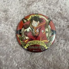 ワンピース アルティメットクルー第9弾 ドでか缶バッジ ルフィ