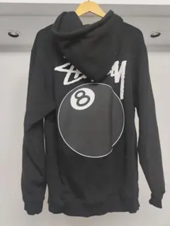 ステューシー 8ボール バックプリント 肉厚パーカー
