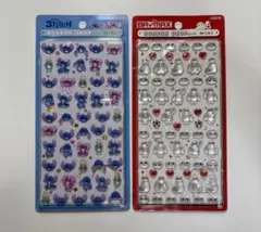 [正規品] ボンボンドロップシールミニ　ベイマックス スティッチ2点セット