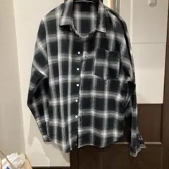 チェックシャツ 古着