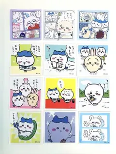 ちいかわ　ハチワレ　モモンガ　うさぎ　わっふれーむシールコレクション ステッカー