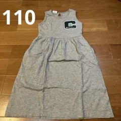 【キッズ】Champion ノースリーブワンピース グレー 110