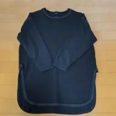 JEANASIS ブラック ロングTシャツ 140