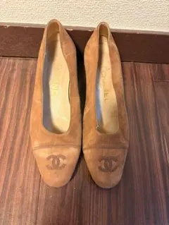 CHANEL》シャネル 溶岩 ココマーク オペラシューズ スリッポン 