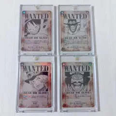 PSA10 四皇 連番 バギー・シャンクス・ティーチ・ルフィ 手配書SP