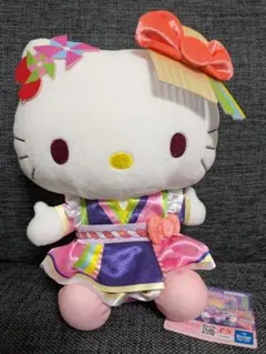 サンリオキャラクターズ　ピューロランドコラボ ハローキティ　BIGぬいぐるみ