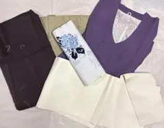 ハンドメイド用　布地セット　着物コート　浴衣反物　帯　作品作り