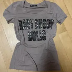 Baby shoop スタッズ付き プリント Tシャツ Sのサムネイル