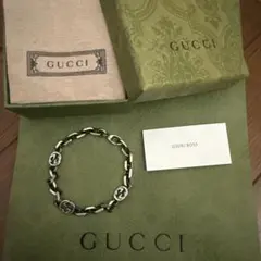 GUCCI インターロッキングG ブレスレット シルバー - メルカリ