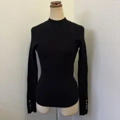 ROYAL PARTY ブラックリブニット