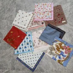 ブランドハンカチ10枚セット(新品未使用)