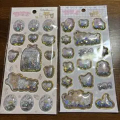 リラックマ　キラッとぷくぷくエアーシール　2枚セット