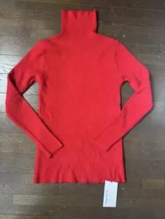 【新品】annie studio レッド タートルネックセーター