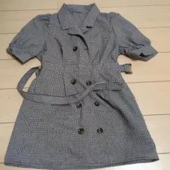 グレイル　ベルト付きチェック柄ミニワンピース[tu405]