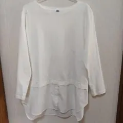 オンワード　J.PRESS レディース異素材 長袖カットソー　美品