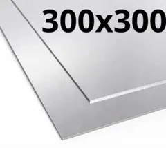 高級・研磨】磁石がつくステンレス板 300x300（1mm厚）No.4仕上げ 研磨磁石がつくステンレス板 A4サイズ （1mm厚）No.4 4枚セット